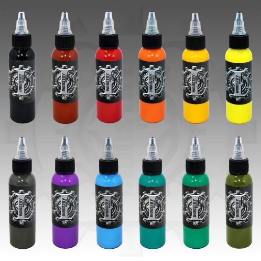 Industry Inks 1oz Traditional Plus Set 12 Colors